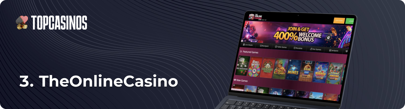 TheOnlineCasino - Best Casino for Giant Welcome Bonuses in Topcasinos Canada Revieas